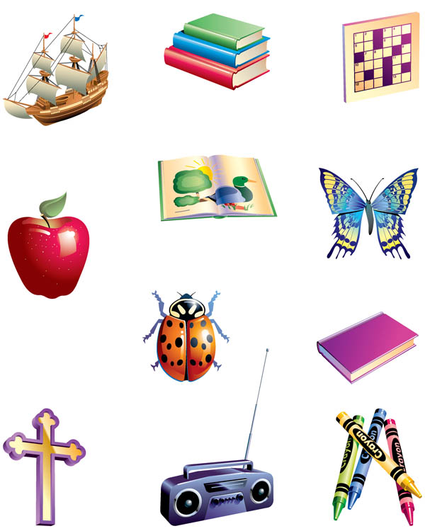 Icons-Educational Tools Illustration