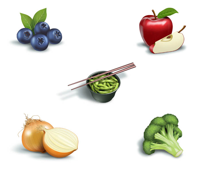 Realism-Super Foods Illustration
