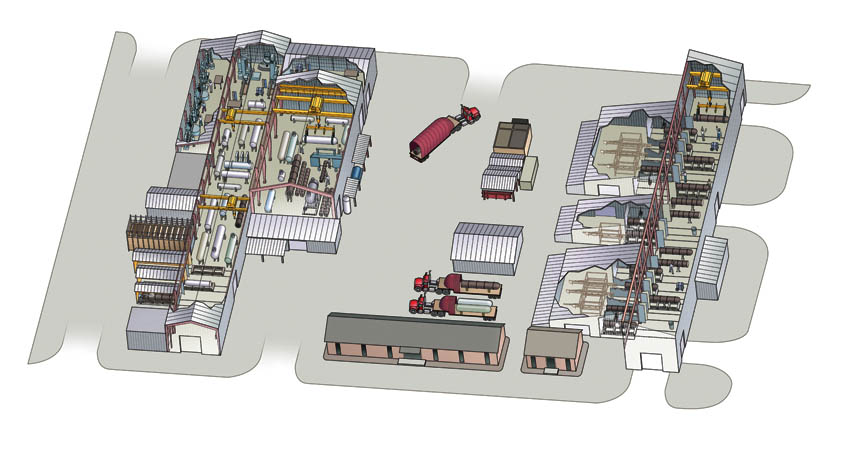 Technical-Fabrication and Hydroblasting Illustration